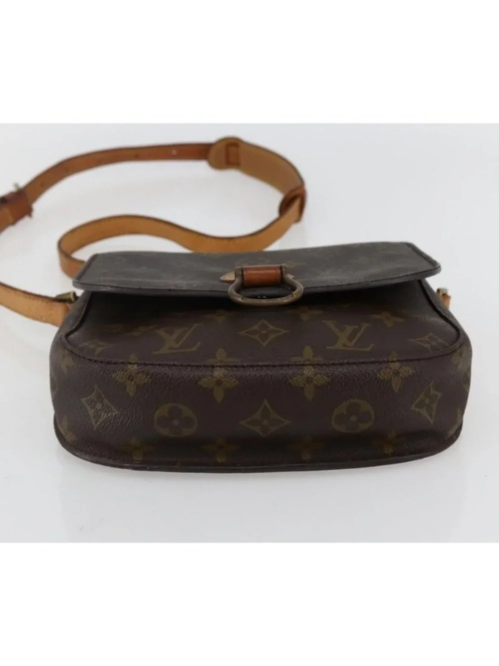 Authentic LOUIS VUITTON Monogram Saint Cloud MM Shoulder Bag M51243 LV